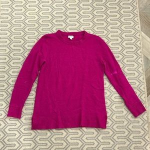 Pink women’s J crew sweater